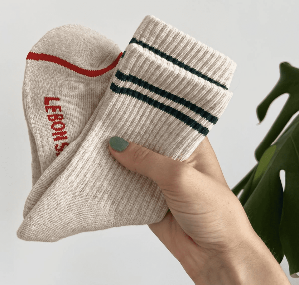 Boyfriend Socks, Oatmeal